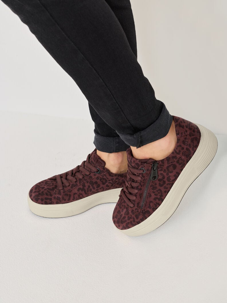 sneaker - rouge 8-83726-44-592 acheter tamaris large sneakers en ligne