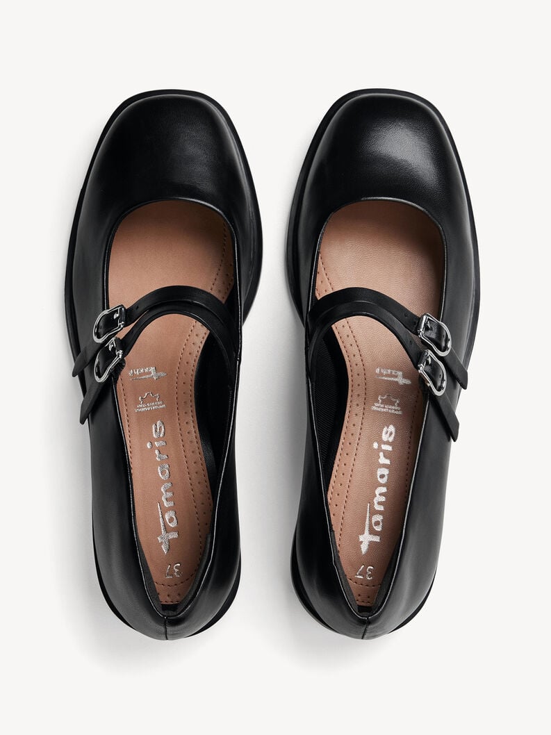 cuir ballerine noir 1-22131-45-001 acheter tamaris ballerines en ligne