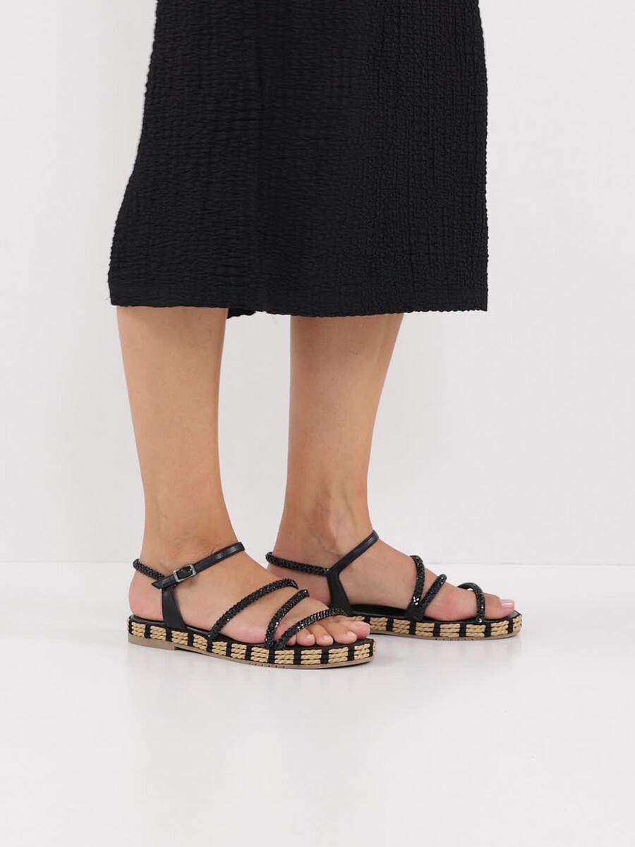 sandal - noir 1-28114-44-001 acheter tamaris sandales en ligne