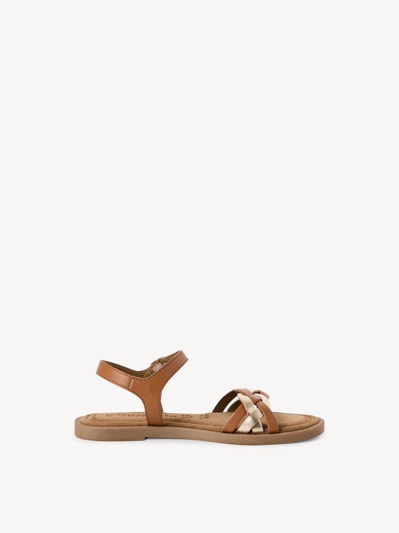 sandale en cuir - marron 1-28115-44-313 acheter tamaris sandales en ligne