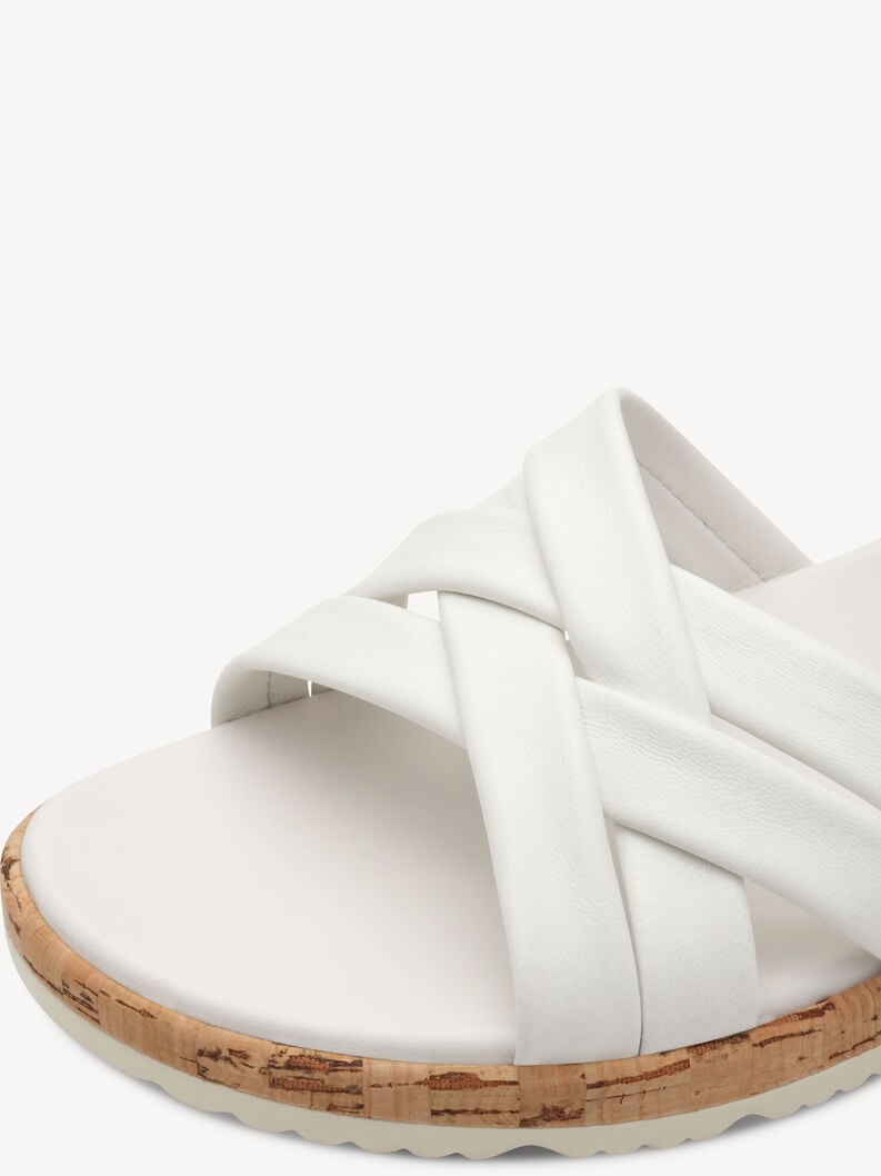 sandale en cuir blanc 1-28129-44-117 acheter tamaris sandales en ligne