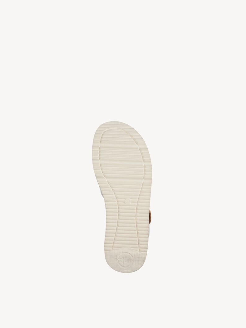sandale en cuir blanc 1-28129-44-117 acheter tamaris sandales en ligne