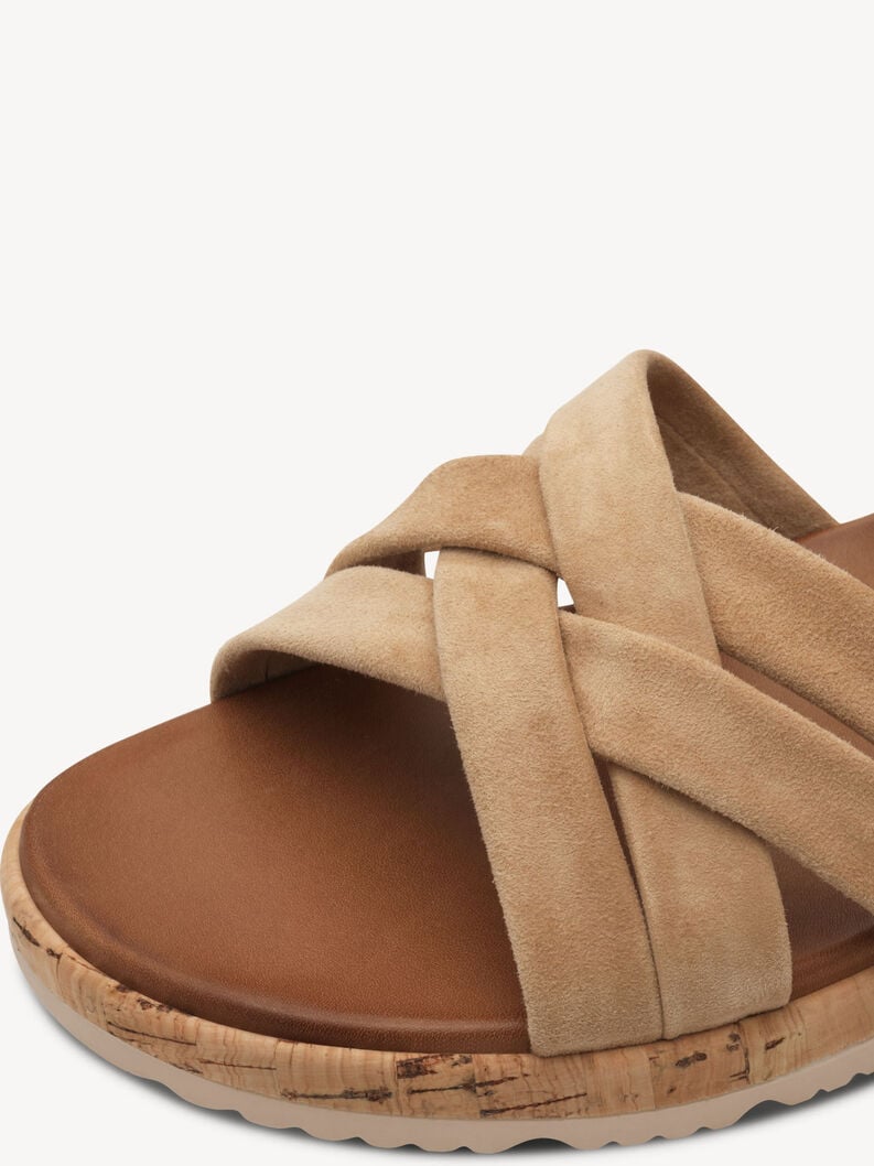 sandale en cuir - marron 1-28129-44-435 acheter tamaris sandales en ligne