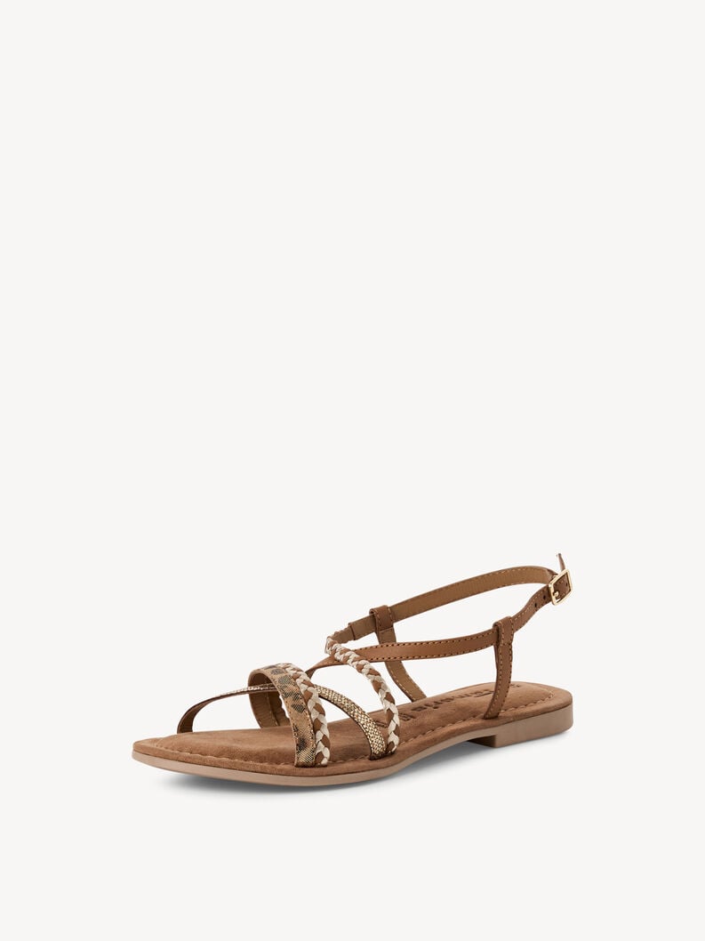 sandale en cuir - marron 1-28139-44-392 acheter tamaris sandales en ligne