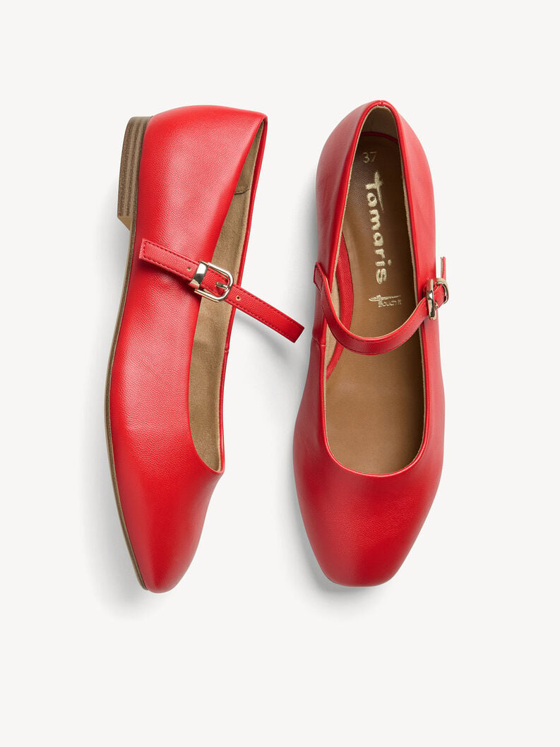 ballerine rouge 1-22114-44-500 acheter tamaris ballerines en ligne