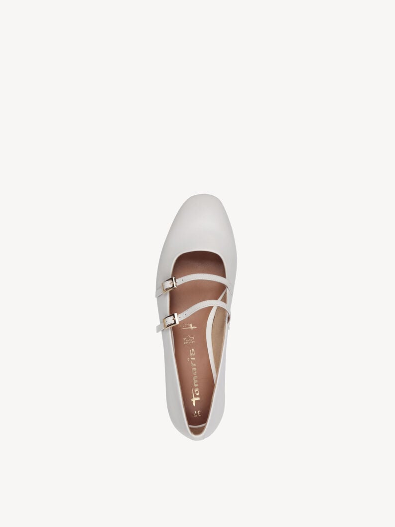 cuir ballerine blanche 1-22142-44-100 acheter tamaris ballerines en ligne