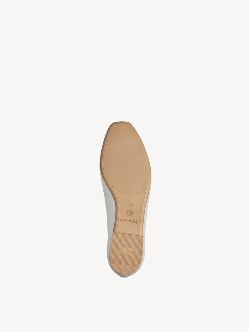 cuir ballerine blanche 1-22142-44-100 acheter tamaris ballerines en ligne