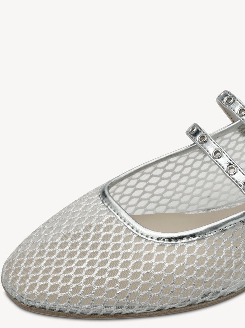 ballerine - argent 1-22143-44-941 acheter tamaris ballerines en ligne