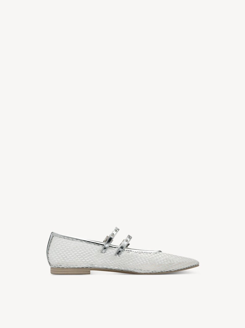 ballerine - argent 1-22143-44-941 acheter tamaris ballerines en ligne