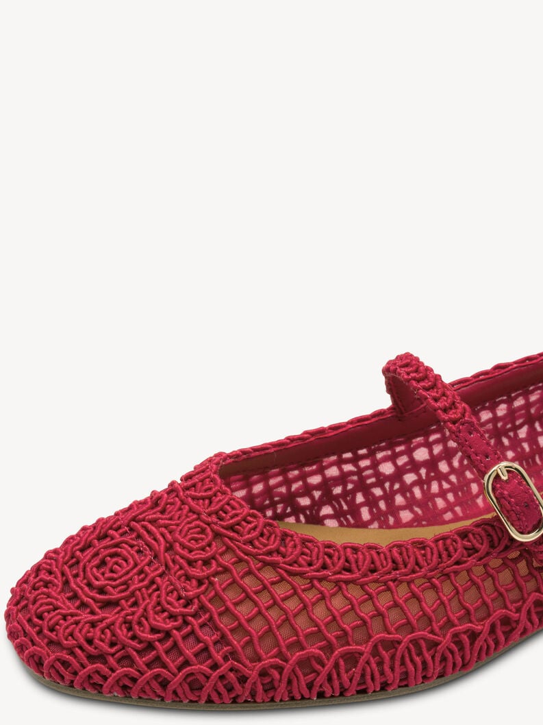 ballerine rouge 1-22149-44-500 acheter tamaris ballerines en ligne