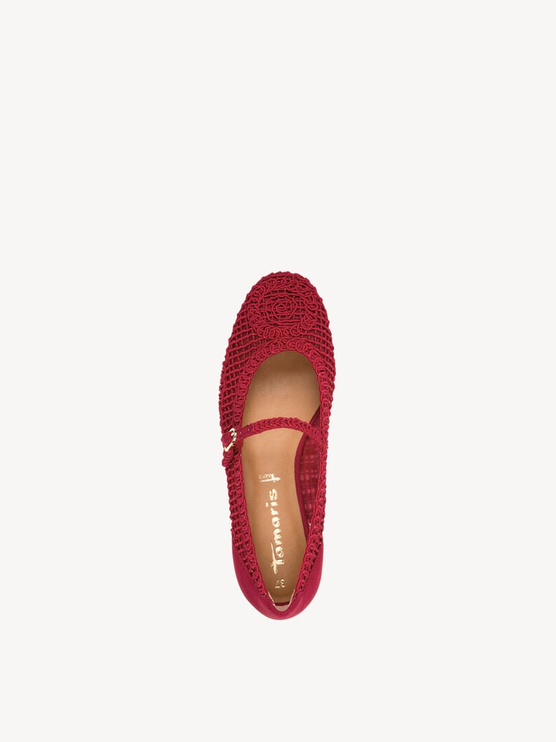 ballerine rouge 1-22149-44-500 acheter tamaris ballerines en ligne