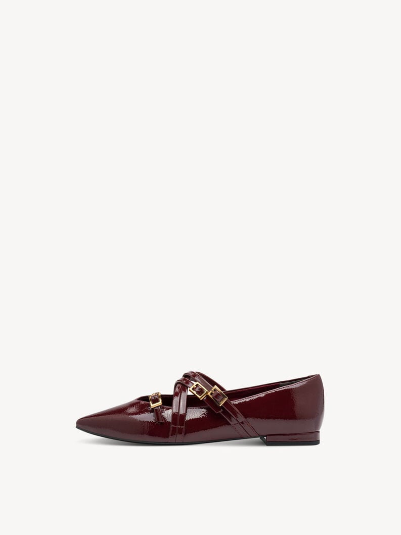 ballerine rouge 1-22160-45-568 acheter tamaris ballerines en ligne