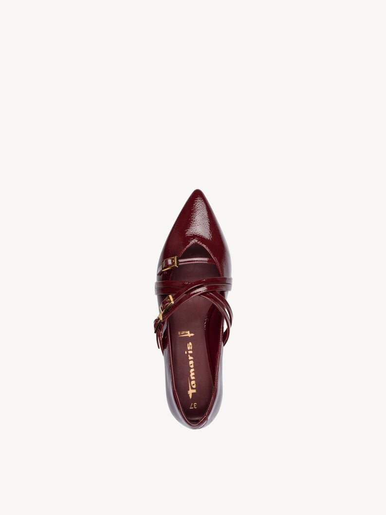 ballerine rouge 1-22160-45-568 acheter tamaris ballerines en ligne