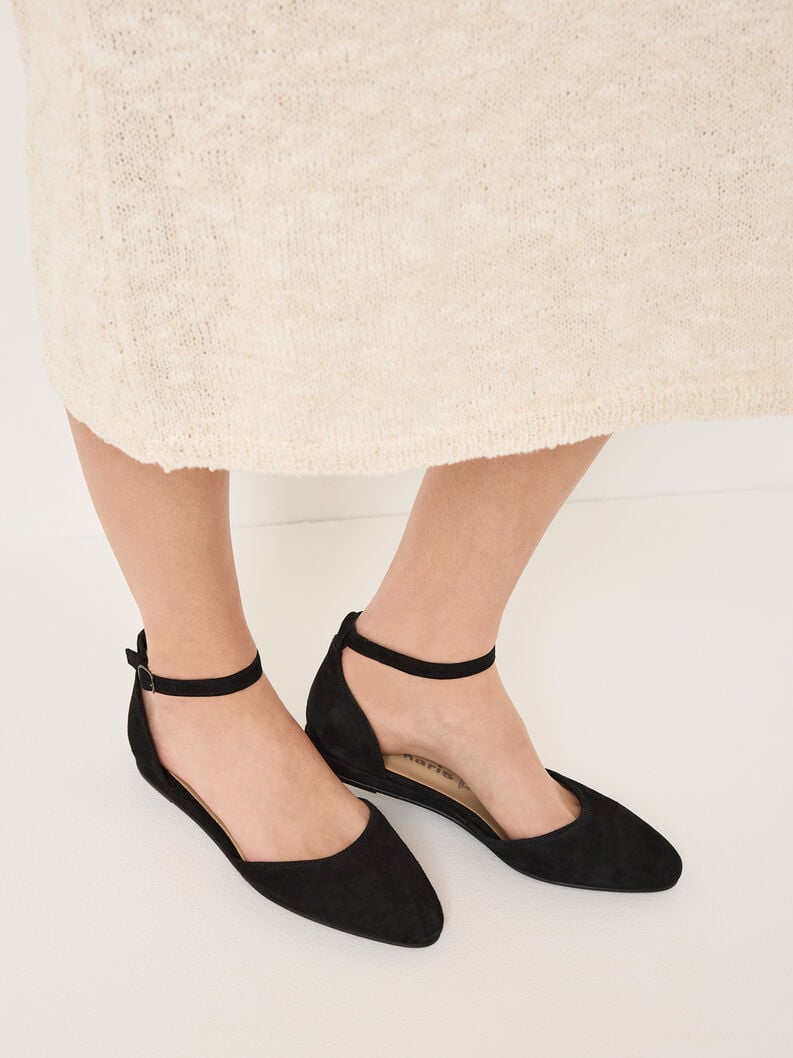 cuir ballerine noir 1-24251-42-001 acheter tamaris ballerines en ligne