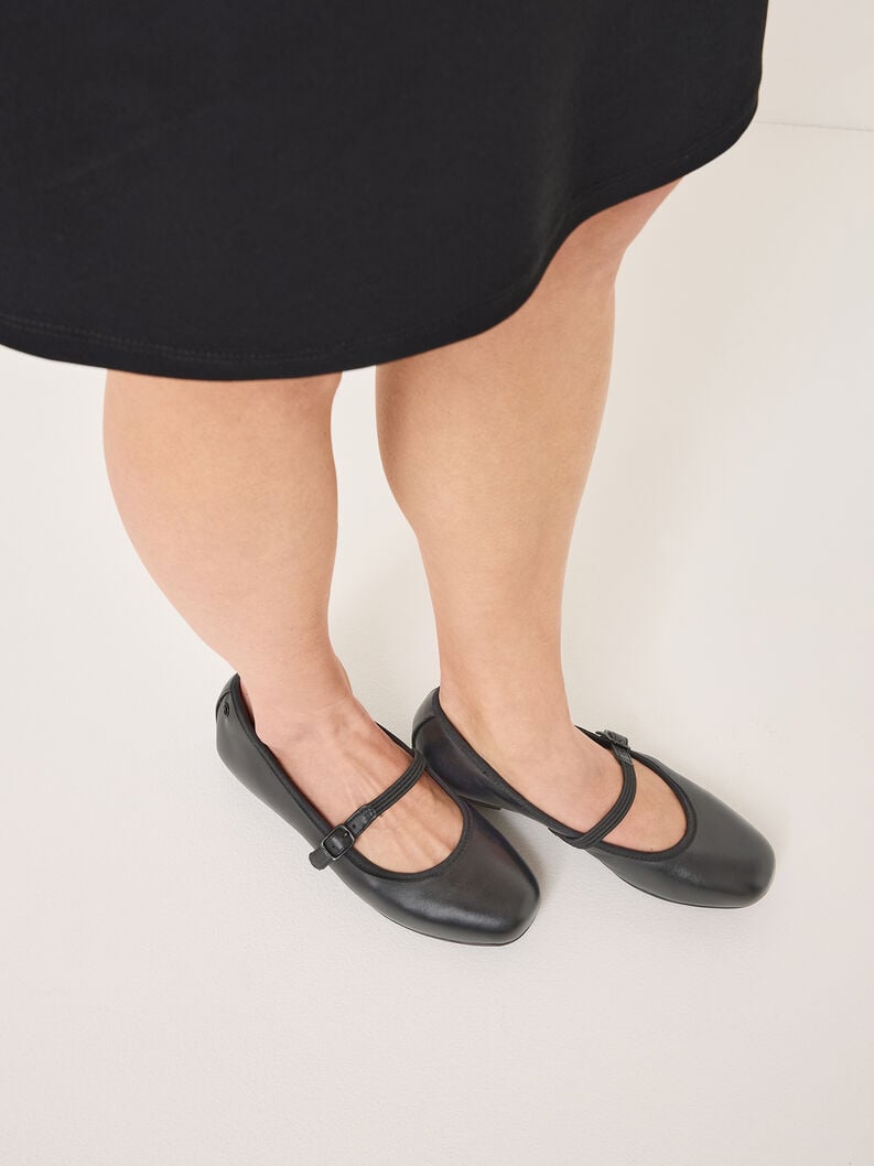 cuir ballerine noir 8-82107-44-001 acheter tamaris large ballerines en ligne