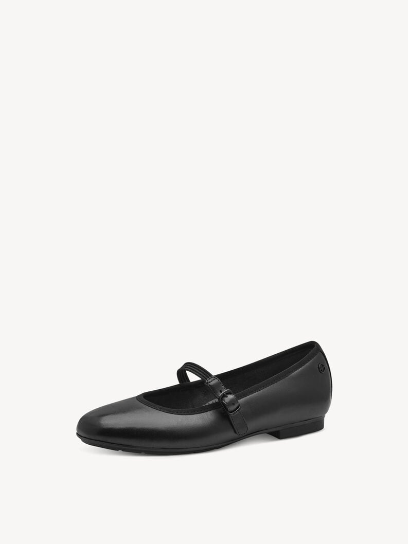 cuir ballerine noir 8-82107-44-001 acheter tamaris large ballerines en ligne
