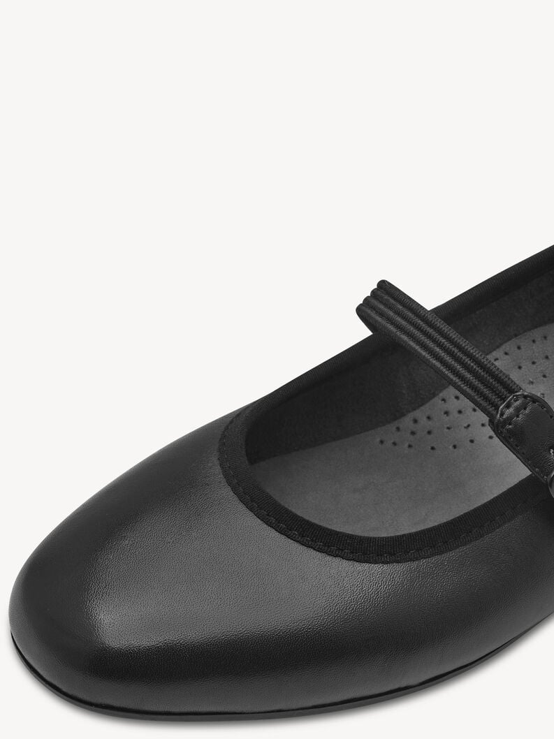 cuir ballerine noir 8-82107-44-001 acheter tamaris large ballerines en ligne