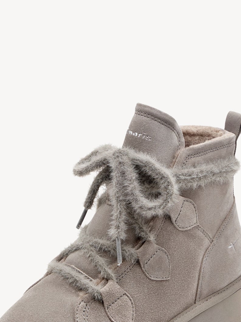 cuir chausson gris - doublure chaude 1-26924-45-200 acheter tamaris bottines en ligne