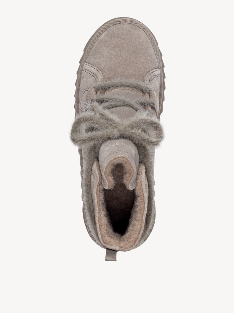 cuir chausson gris - doublure chaude 1-26924-45-200 acheter tamaris bottines en ligne