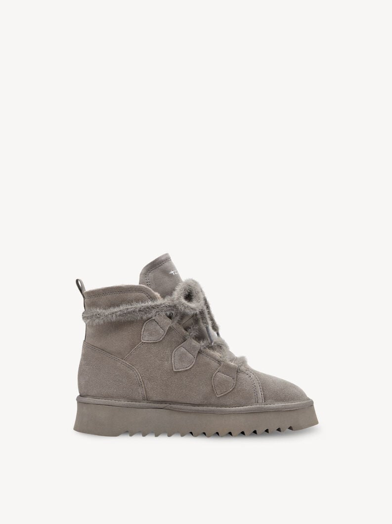 cuir chausson gris - doublure chaude 1-26924-45-200 acheter tamaris bottines en ligne