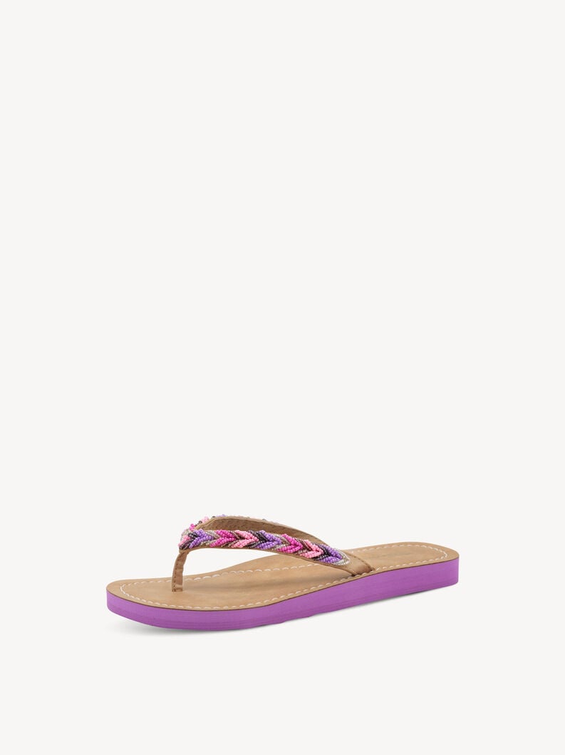 séparateurs dorteil pourpre 1-27121-44-539 acheter tamaris toe post sandals en ligne