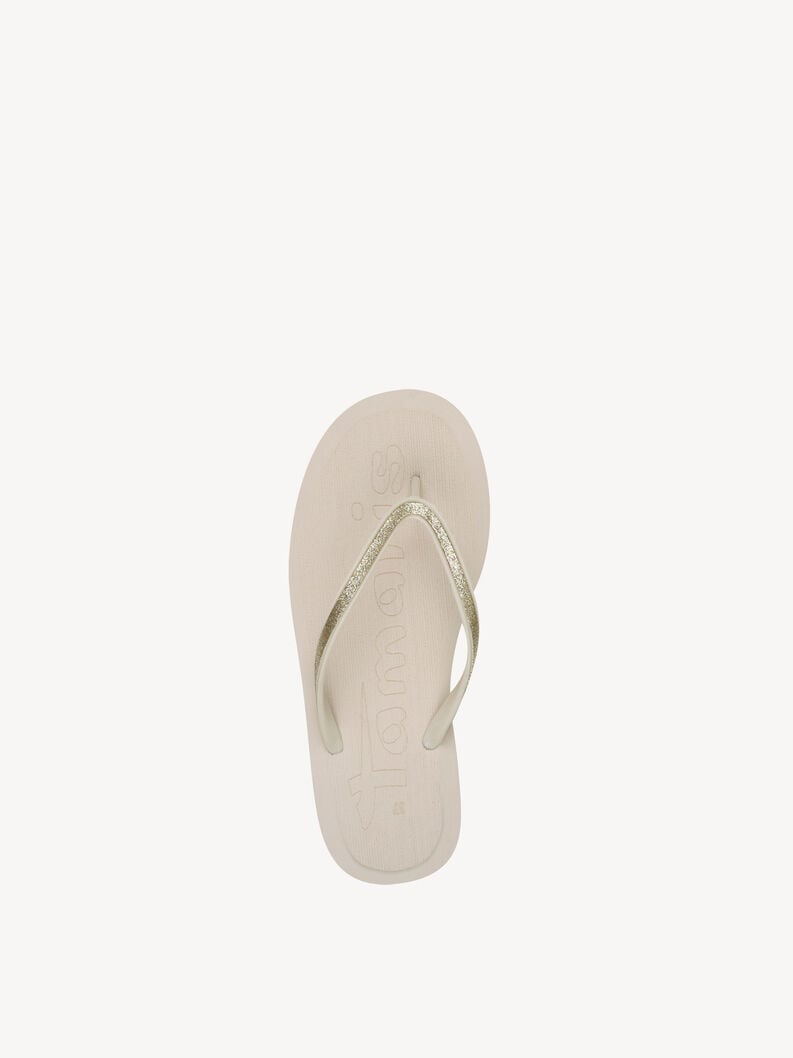 séparateurs dorteil - beige 1-27223-44-179 acheter tamaris toe post sandals en ligne
