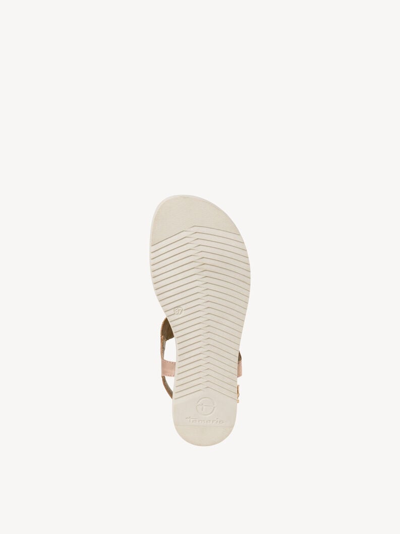 sandale en cuir - métallisé 1-28602-42-952 acheter tamaris toe post sandals en ligne