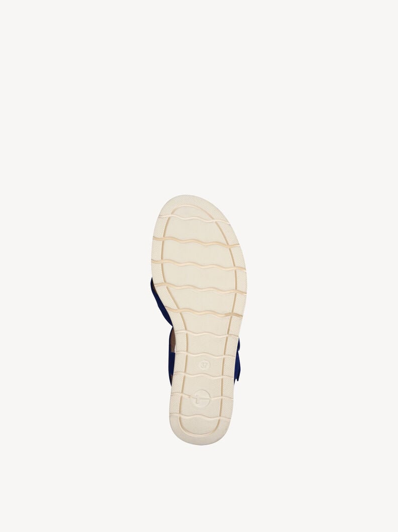 en cuir à talons hauts sandales - bleu 1-28202-42-187 acheter tamaris sandales en ligne