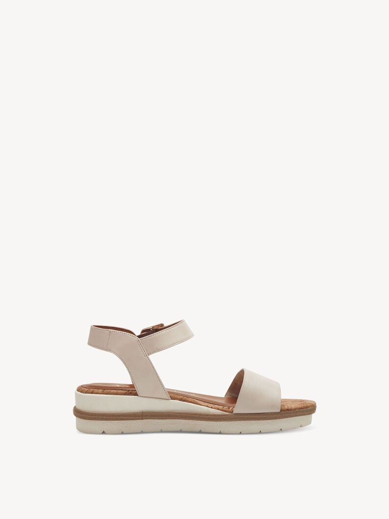 en cuir à talons hauts sandales - beige 1-28222-42-418 acheter tamaris sandales en ligne