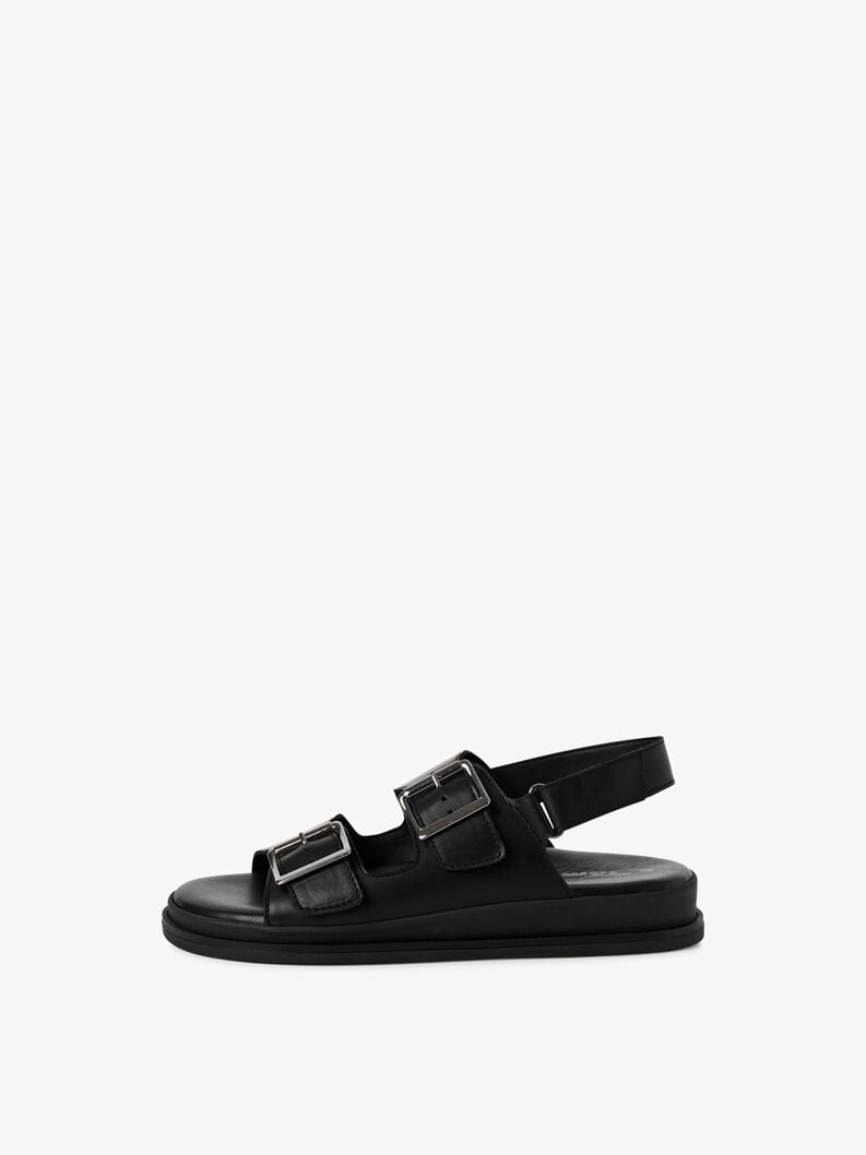 en cuir à talons hauts sandales - noir 1-28225-44-003 acheter tamaris sandales en ligne
