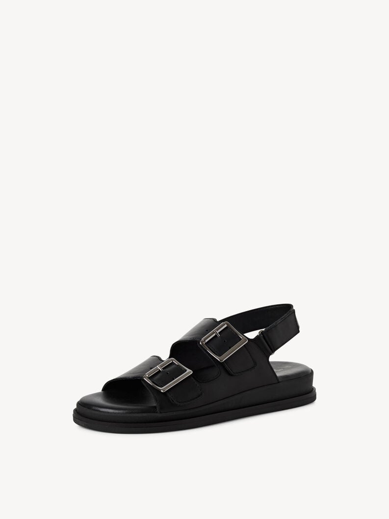 en cuir à talons hauts sandales - noir 1-28225-44-003 acheter tamaris sandales en ligne