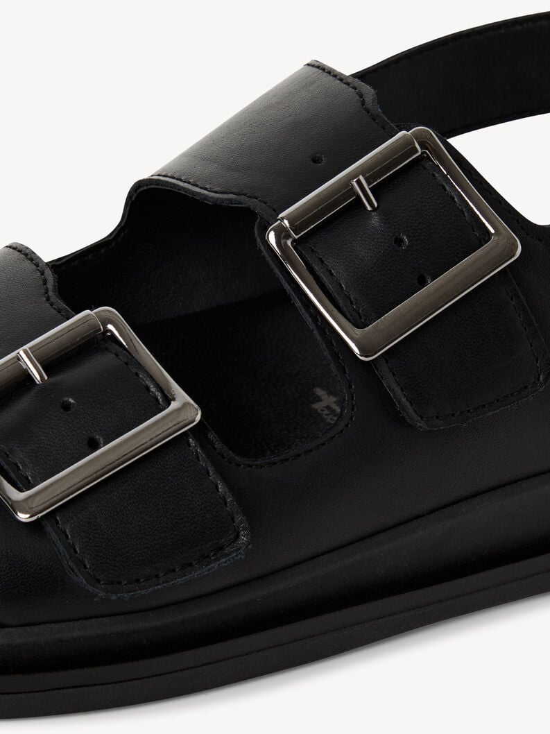 en cuir à talons hauts sandales - noir 1-28225-44-003 acheter tamaris sandales en ligne
