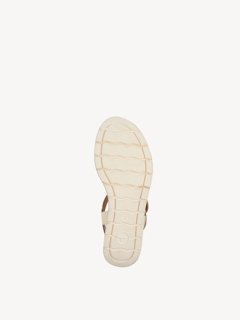 en cuir à talons hauts sandales - beige 1-28258-44-418 acheter tamaris sandales en ligne