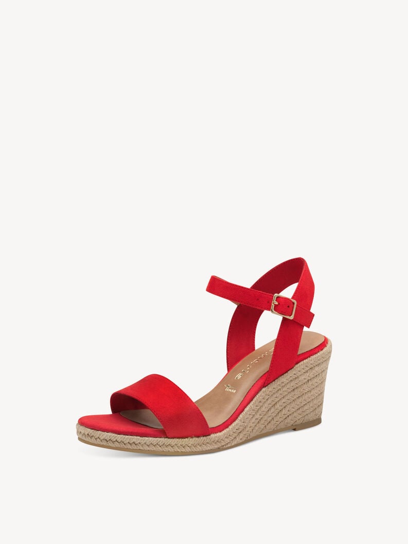 À talons hauts sandales - rouge 1-28300-42-500 acheter tamaris sandales en ligne