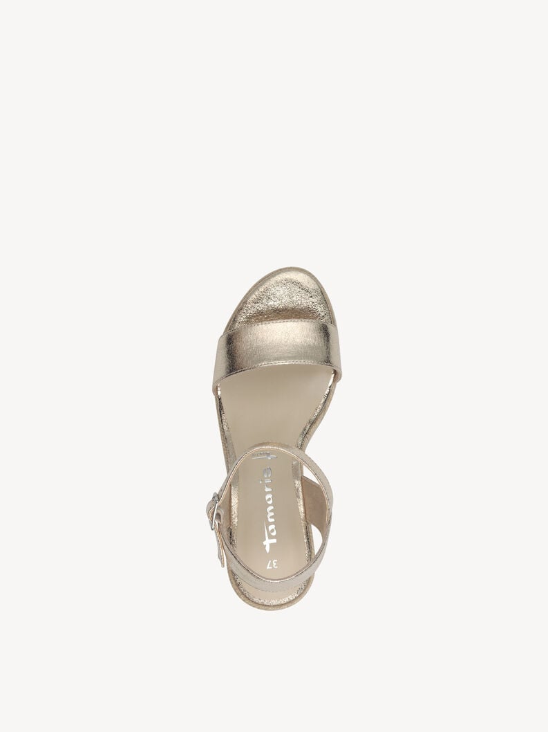 À talons hauts sandales - or 1-28300-42-933 acheter tamaris sandales en ligne