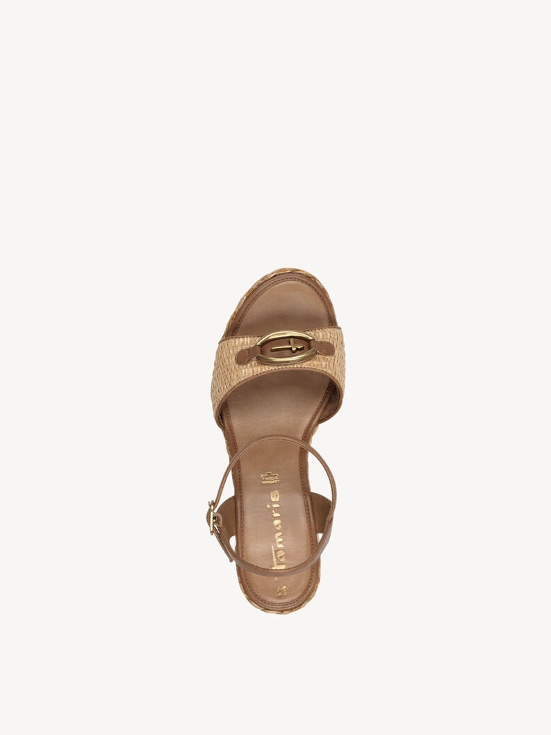 À talons hauts sandales - beige 1-28339-44-318 acheter tamaris sandales en ligne