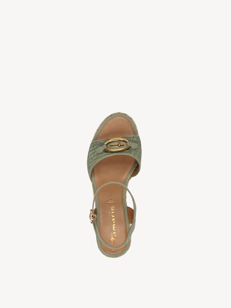 À talons hauts sandales - vert 1-28339-44-771 acheter tamaris sandales en ligne