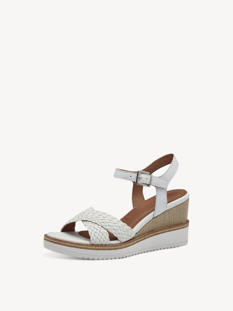 À talons hauts sandales - blanc 1-28351-44-100 acheter tamaris sandales en ligne