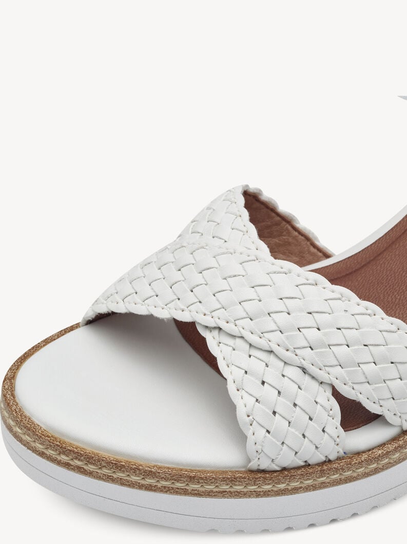 À talons hauts sandales - blanc 1-28351-44-100 acheter tamaris sandales en ligne
