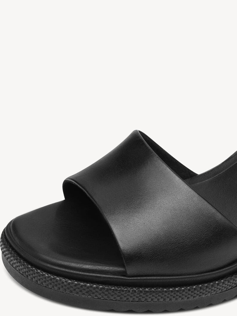 en cuir à talons hauts sandales - noir 1-28354-44-003 acheter tamaris sandales en ligne