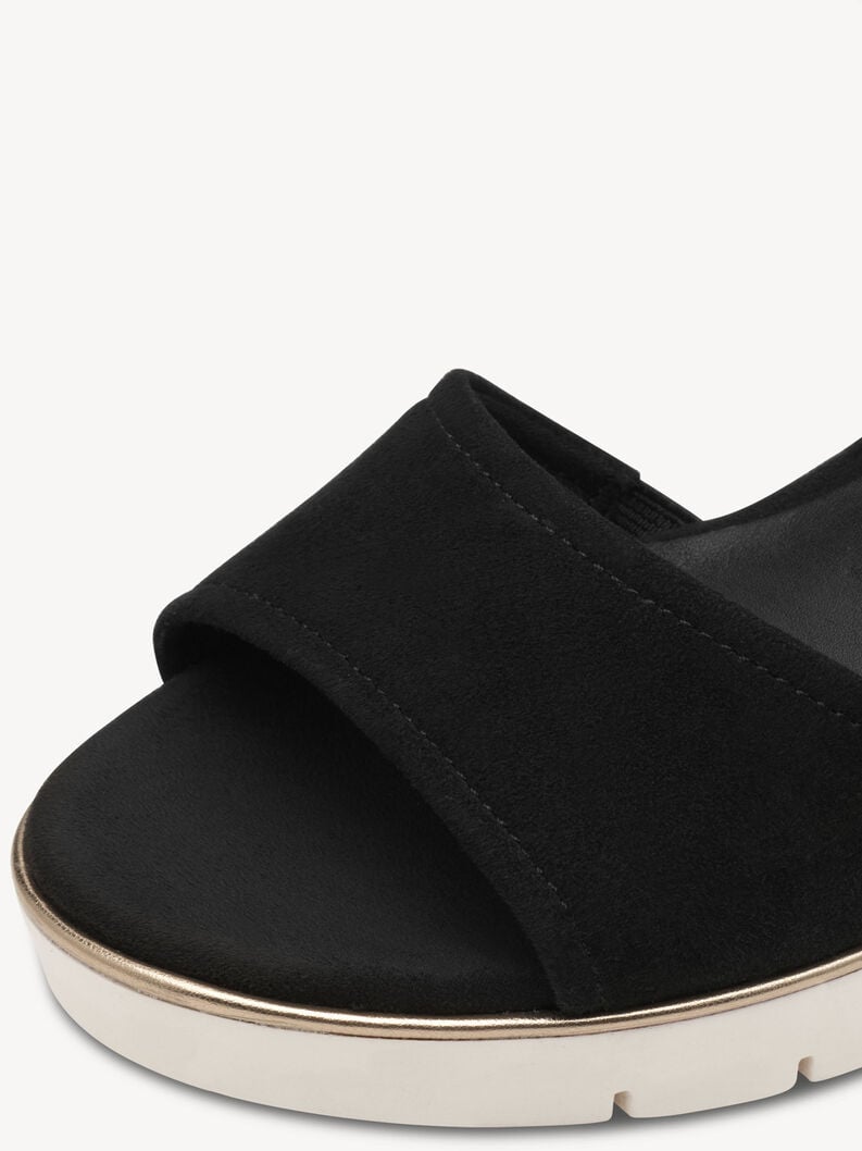 en cuir à talons hauts sandales - noir 1-28360-44-001 acheter tamaris sandales en ligne