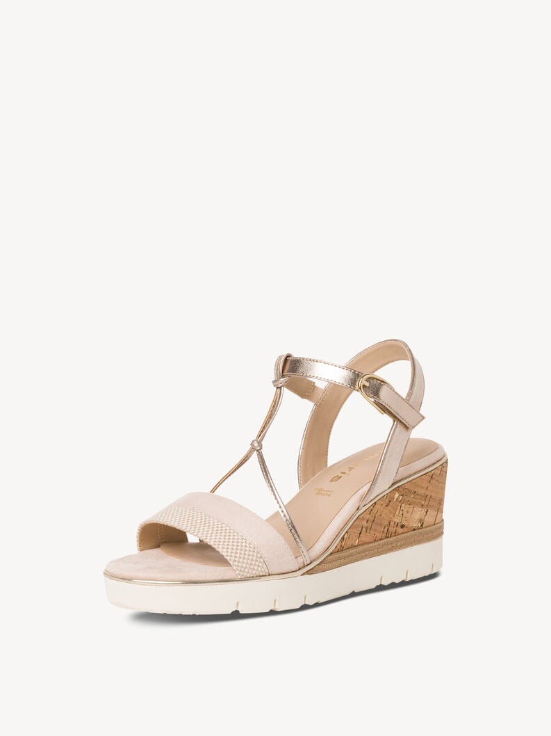 À talons hauts sandales - beige 1-28361-42-402 acheter tamaris sandales en ligne