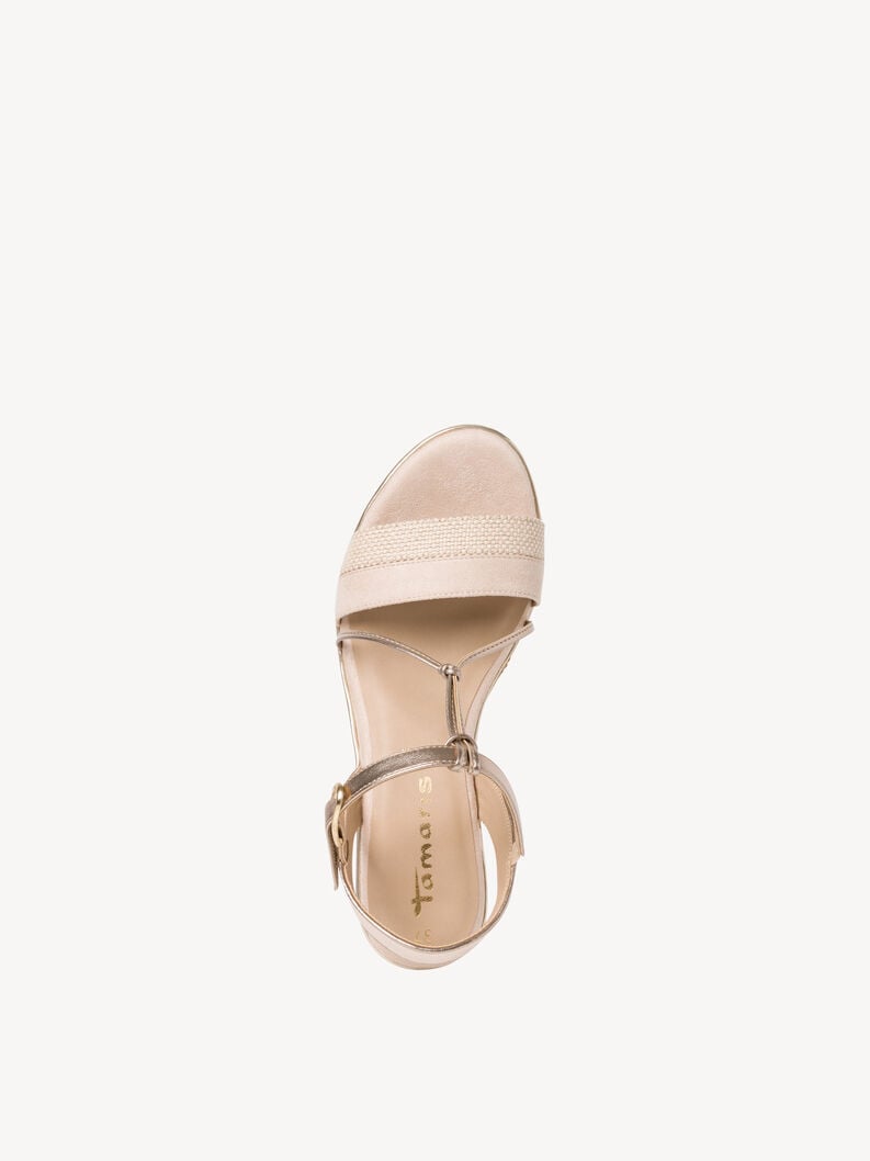 À talons hauts sandales - beige 1-28361-42-402 acheter tamaris sandales en ligne