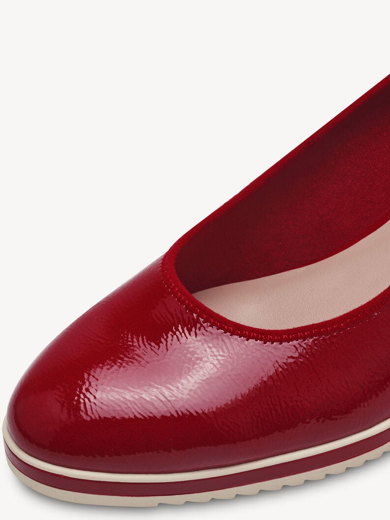 cale pompes - rouge 1-22305-42-500 acheter tamaris pompes en ligne