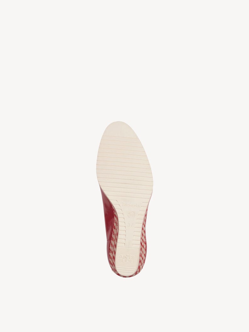 cale pompes - rouge 1-22305-42-500 acheter tamaris pompes en ligne