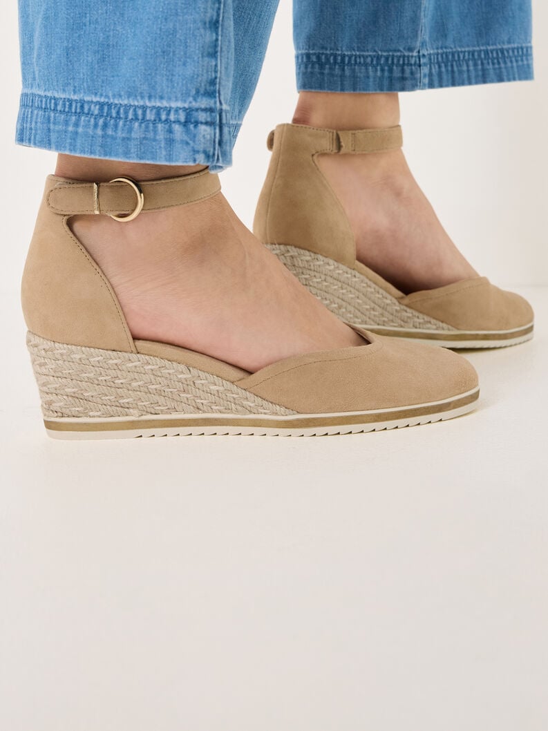 wedge en cuir pompes - brun 1-22309-42-435 acheter tamaris pompes en ligne