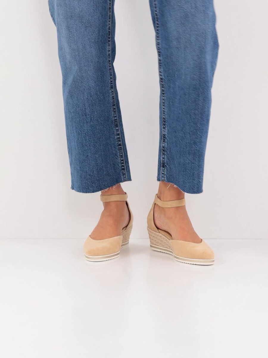 wedge en cuir pompes - brun 1-22309-42-435 acheter tamaris pompes en ligne