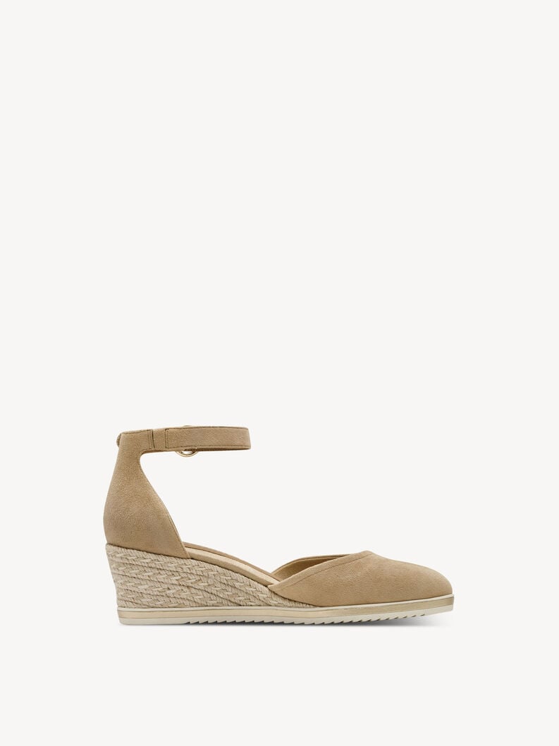 wedge en cuir pompes - brun 1-22309-42-435 acheter tamaris pompes en ligne
