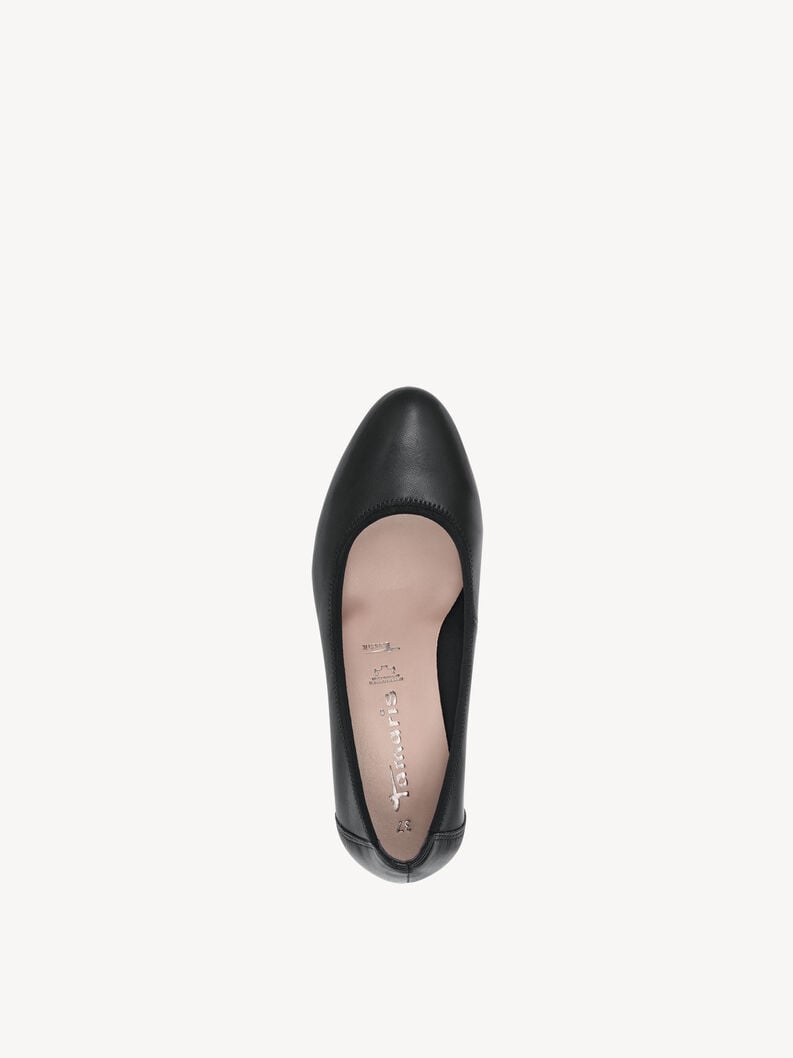 wedge en cuir pompes - noir 1-22320-42-003 acheter tamaris pompes en ligne