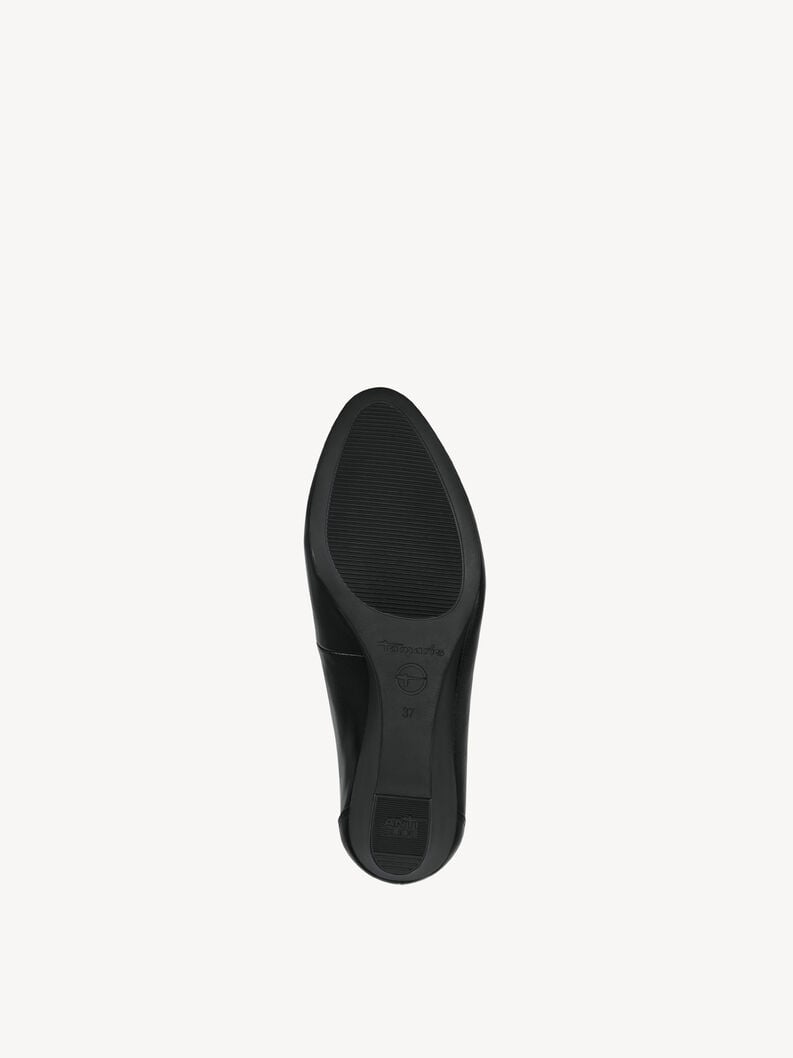 wedge en cuir pompes - noir 1-22320-42-003 acheter tamaris pompes en ligne